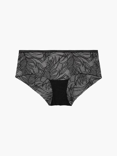 Calvin Klein Underwear HU699515 | Calvin Klein Sheer Marquisette Női Csípő Bugyi Fekete